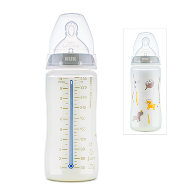 Nuk First Choice+ 300ml bottle with silicone teat