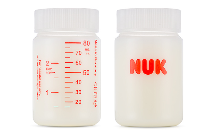 NUK pp breast milk bottle